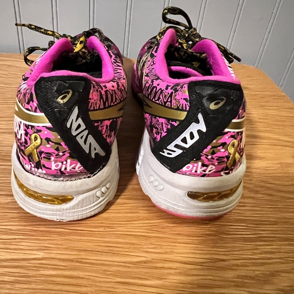 ASICS Gel Noosa Tri Women's Pink and Black Running Shoes Size 7 - Picture 5 of 7